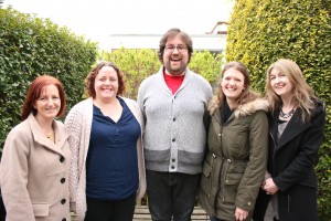 Janette Barber, Hannah Denyer, Thomas Maybey, Kathryn Hogarth and Alison McGee from Achieving for Children