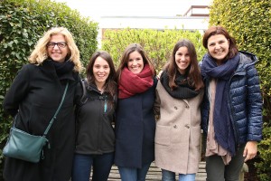 Anna Nicolau, Mireia Miralpeix, Natàlia Turmo, Sílvia Turmo and Maria Jose Riellab the Spanish setting partners from Petita Escola and Escola Bressol Mas Balmanya